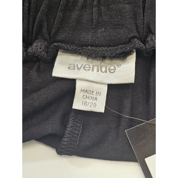 ALK Women's 18/20 Avenue Elastic-Waist Soft Jersey Knit Short Black Casual NEW - Picture 4 of 7